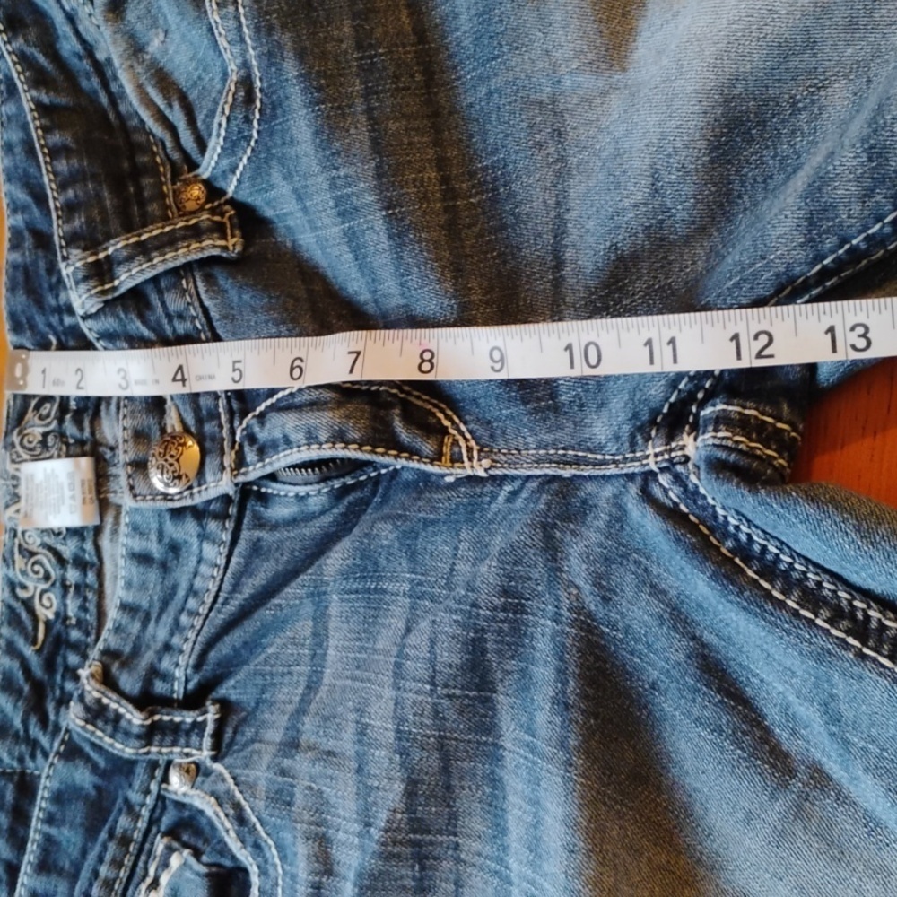 Maurices big stitch flare jeans. Size 13/14.. Great for and style for School. - Picture 12 of 14